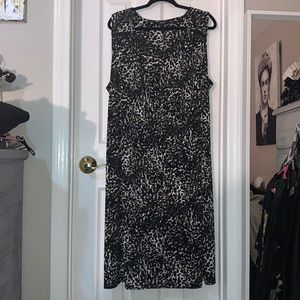Alfani animal print wrap dress 3x